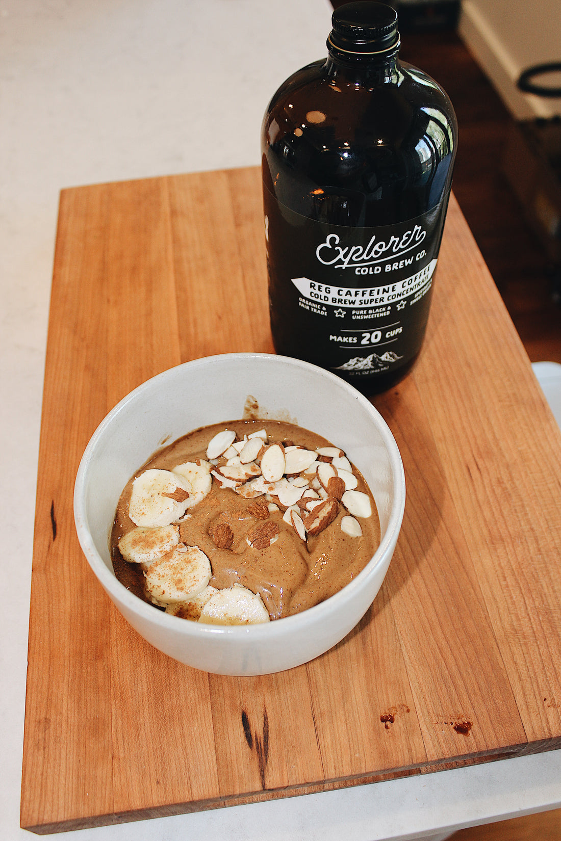 Coffee Almond Banana Nice Cream Recipe