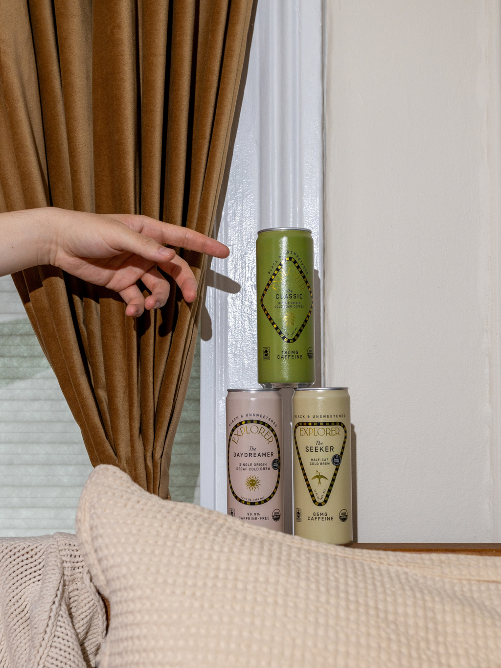 RTD Cold Brew Cans | Choose Your Caffeine Level | Unsweetened 12-Pack