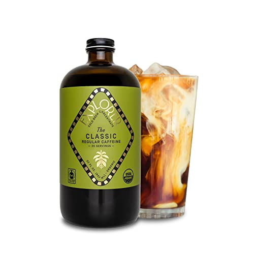 Specialty Cold Brew Concentrate | 4 Caf Levels | 32oz | Makes 20