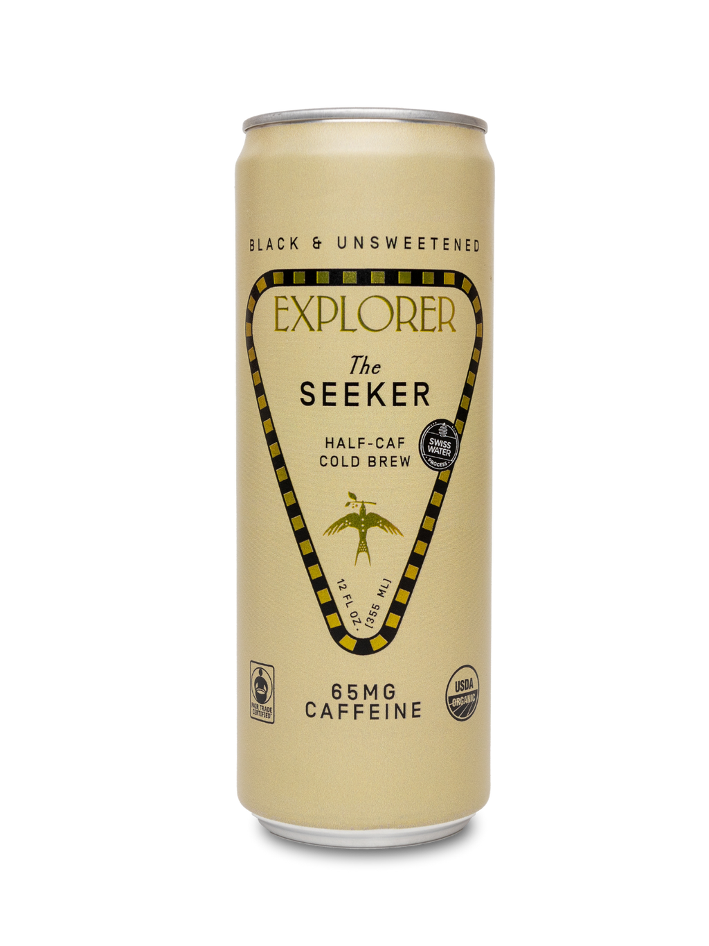 RTD Cold Brew Cans | Choose Your Caffeine Level | Unsweetened 12-Pack