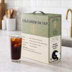 Cold Brew on Tap - 128oz Box | Choose Your Caffeine Level | Unsweetened | 20-25 Servings