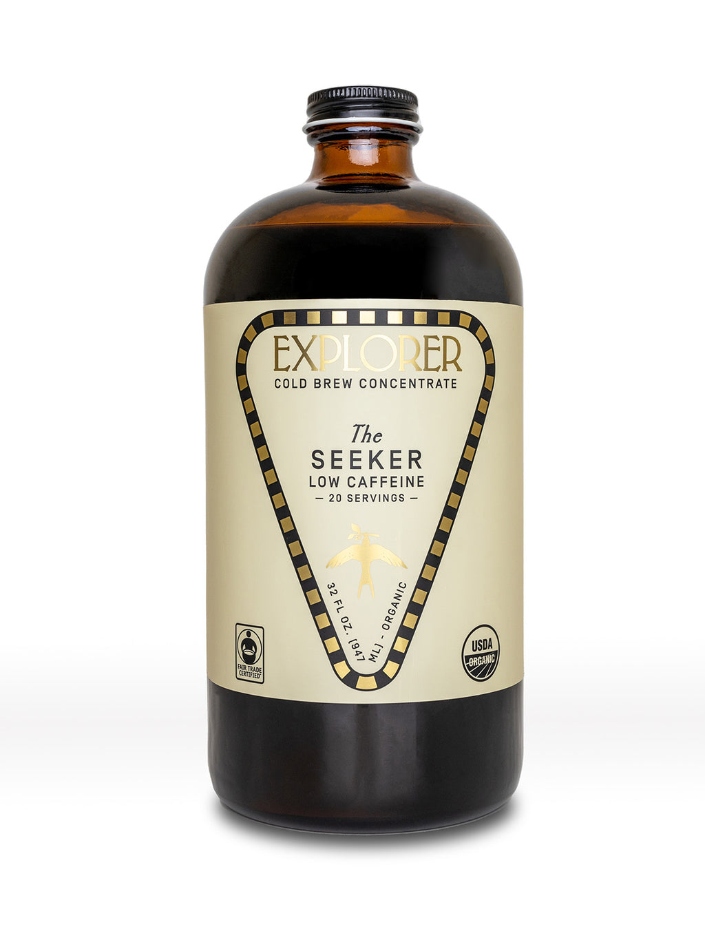 Cold Brew Powder Specialty Cold Brew Concentrate | 4 Caf Levels | 32oz | Makes 20 Cups ...
